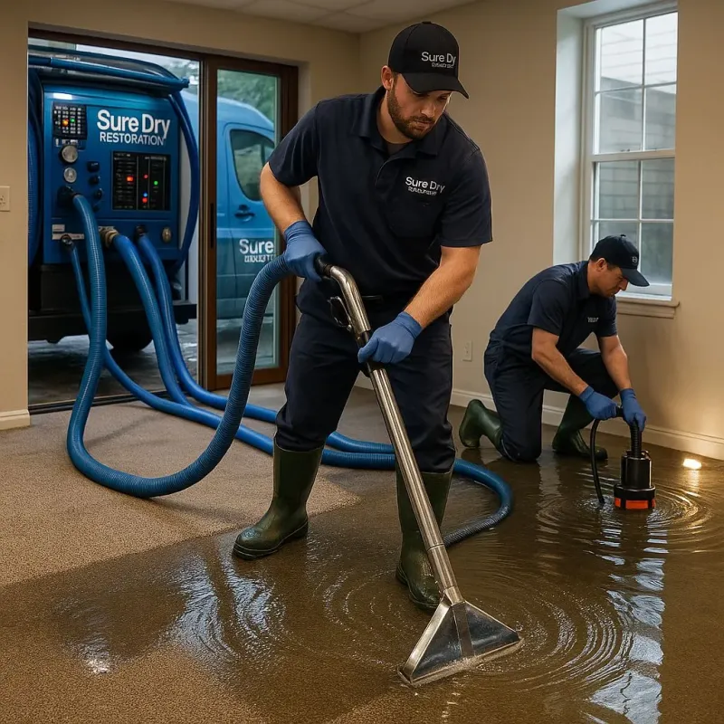 Water Extraction and Removal process in Friendswood, TX